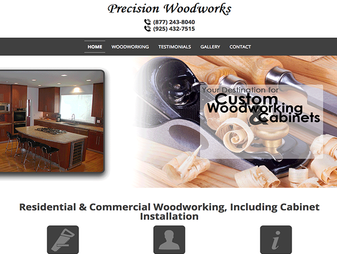 Precision Woodworks - Before