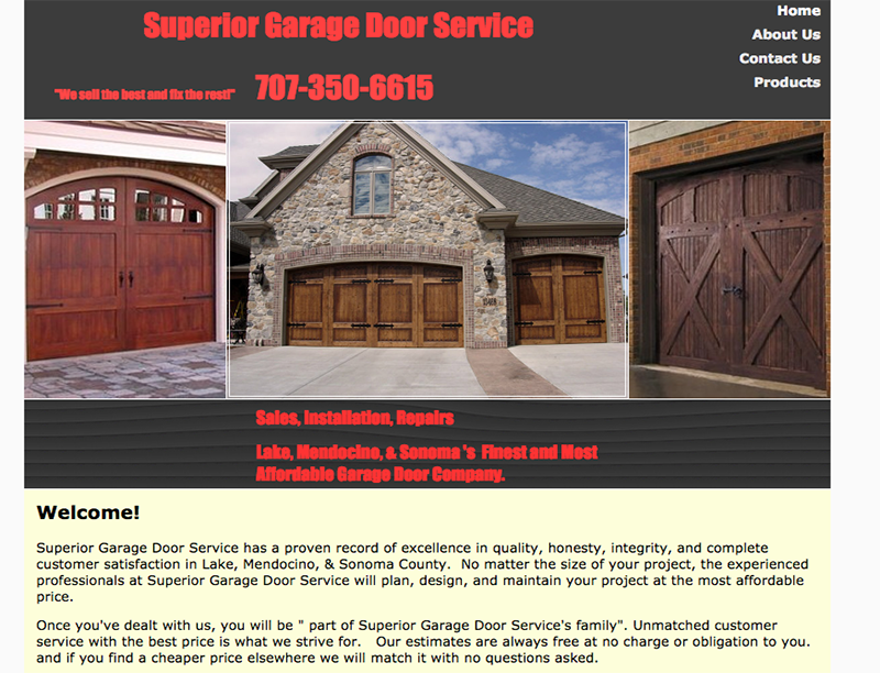 Superior Garage Door - Before